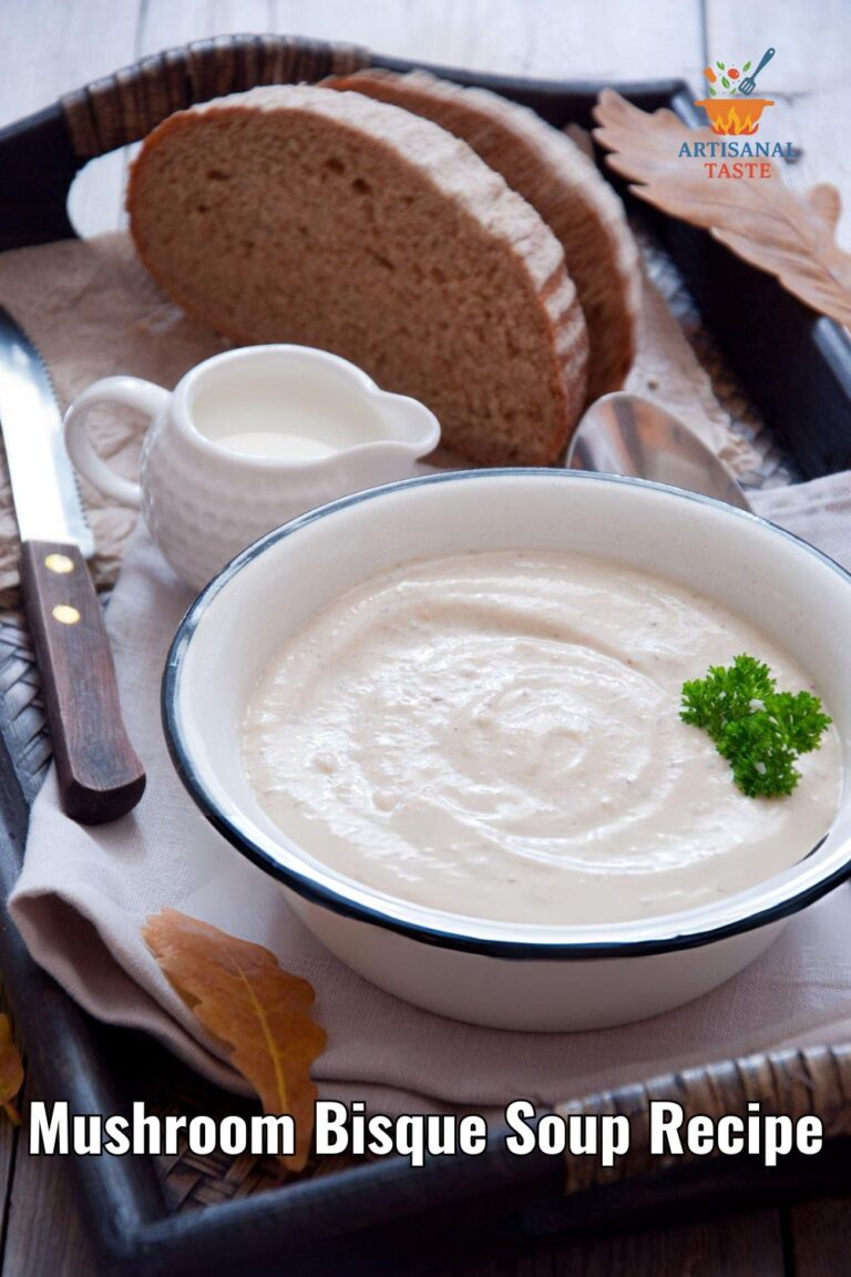 Mushroom Bisque Soup Recipe