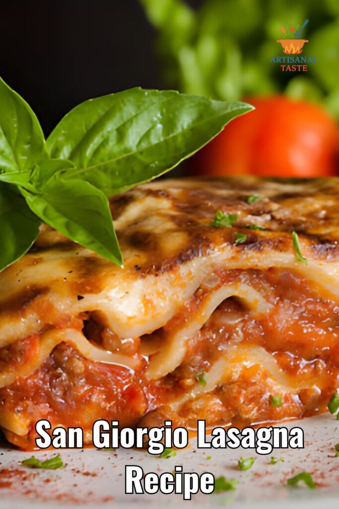 San Giorgio Lasagna Recipe